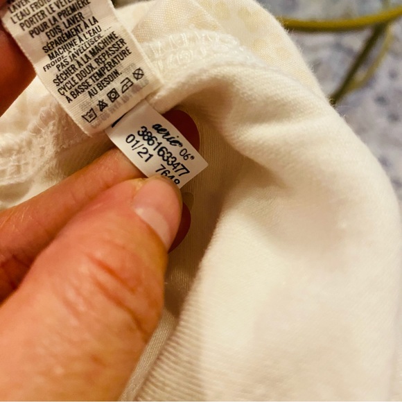 Aerie Cargo Linen Frayed Hem White Adventure Shorts Safari - Picture 9 of 10